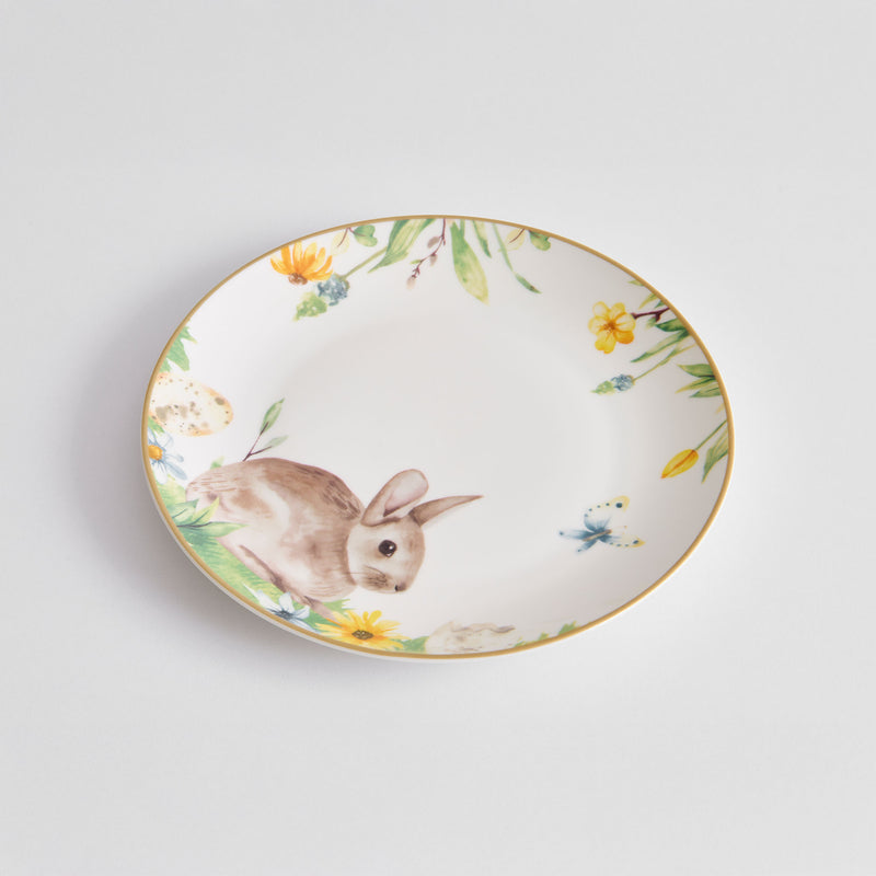 PRIMAVERA Set 4 farfurii desert, porțelan, D.20cm