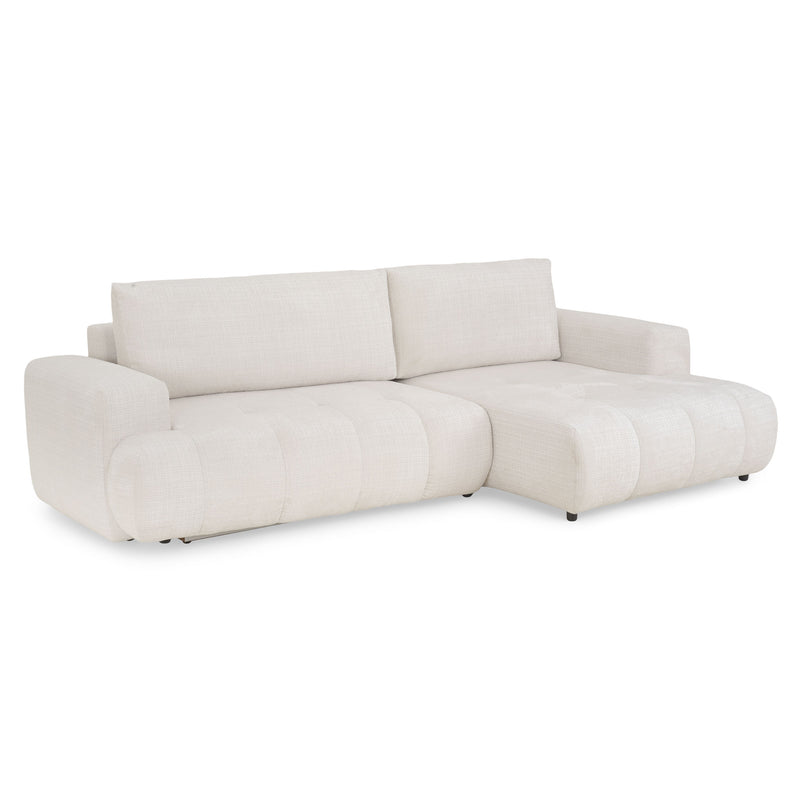 LAZIO Colțar extensibil, șezlong dreapta, stofă