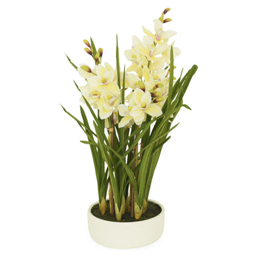ORHIDEE CYMBIDIUM Aranjament flori artificiale în ghiveci
