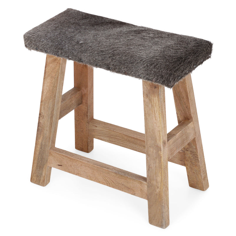 ANDE Taburet, piele naturală