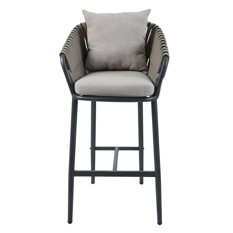 NICOSIA Set mobilier terasă/grădină, 2 scaune bar și masă