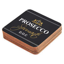 PROSECCO Set 6 suporturi pentru pahare