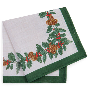 FIR CONES Set 6 șervețele masă