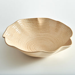 WOOD Bol, ceramică, D.39cm