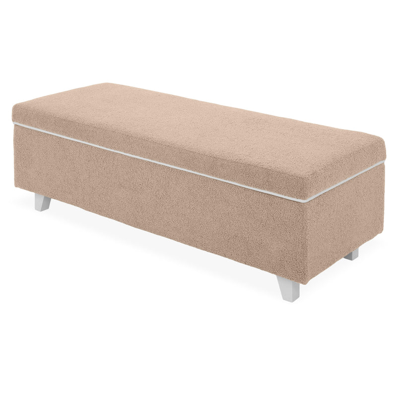 KOLLE Banchetă, ladă depozitare inclusă, stofă