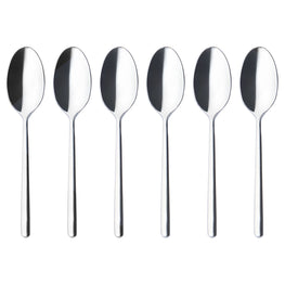 HERMES Set 6 lingurițe pentru ceai, inox