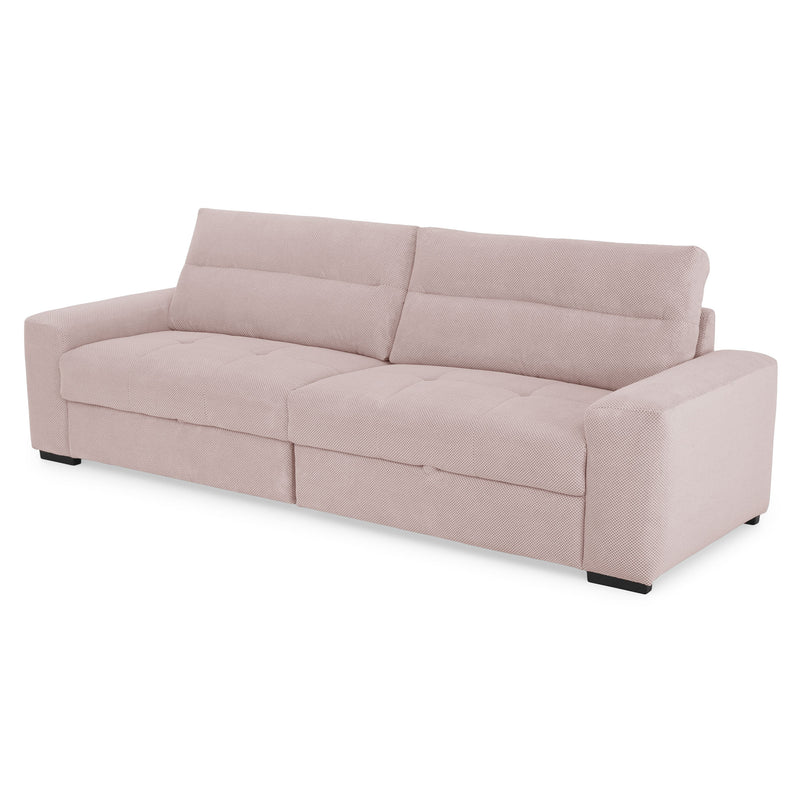 WIDE Canapea extensibilă, 4 locuri, stofă