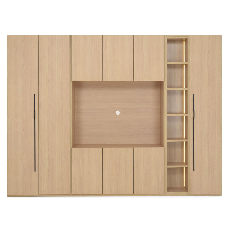 COMPACT Dressing 9 uși, spațiu TV
