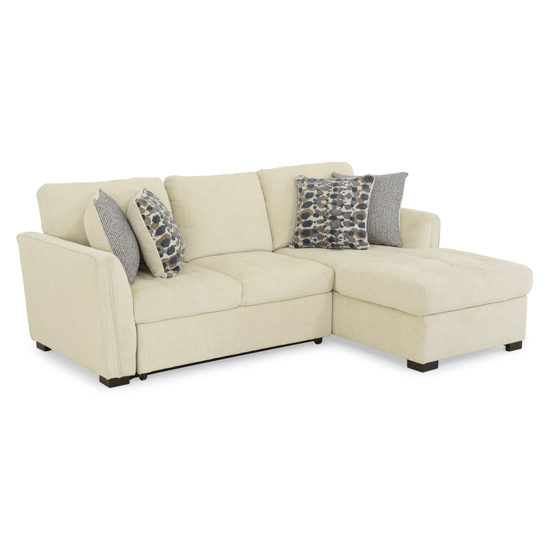 ASCOLI Colțar extensibil, șezlong stânga/dreapta, 4 perne decor incluse, stofă