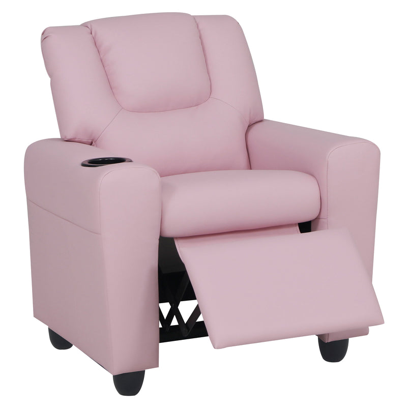 LOVELY ONE Fotoliu copii, imitație piele