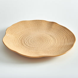 WOOD Platou, ceramică, D.39cm