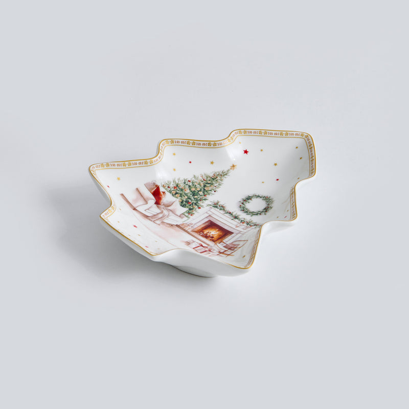 CHALET Platou servire, porțelan, L.19cm
