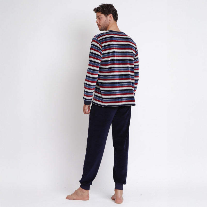 VELOUR STRIPES Pijama