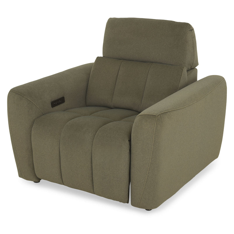 WISNER Fotoliu, recliner electric, mecanism electric tetieră, stofă