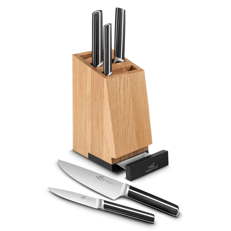 CHIRON Set 5 cuțite și suport