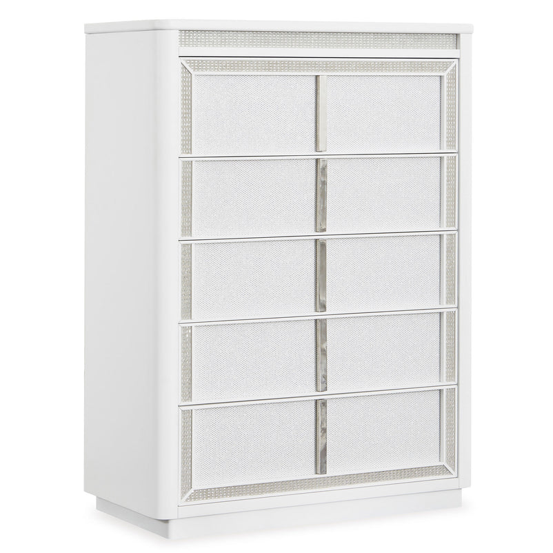 HOLLYWOOD Comodă 5 sertare, LED inclus