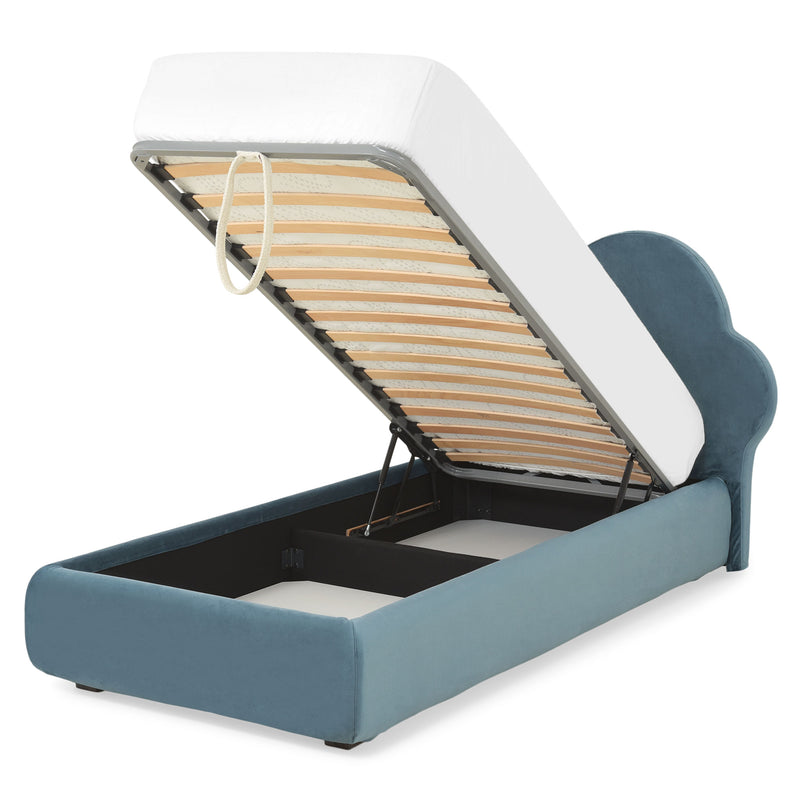 CIEL Pat dehusabil copii, 90x200 cm, somieră rabatabilă și ladă incluse