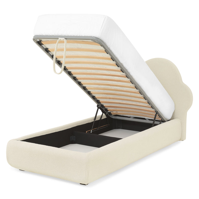 CIEL Pat dehusabil copii, 90x200 cm, somieră rabatabilă și ladă incluse