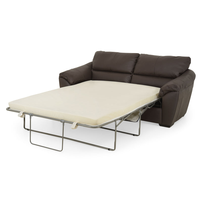 ARKTIKOS Canapea extensibilă, 3 locuri, piele