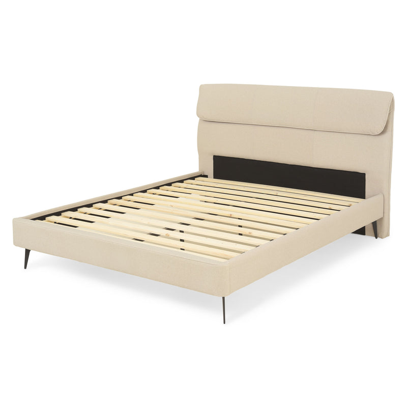 GENESEE Pat tapițat, 160x200cm, somieră inclusă