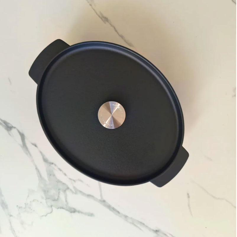 KITCHEN AID Oală cu capac, fontă, L.30cm