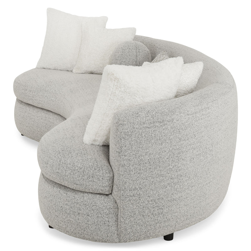 SEDALIA Canapea, 6 perne decor incluse, stofă