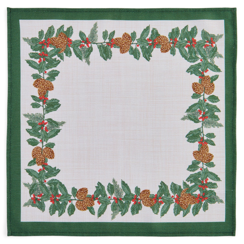 FIR CONES Set 6 șervețele masă