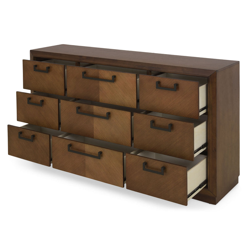 WINKLER Comodă 9 sertare