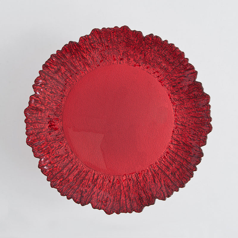 DENIZ Platou pentru prăjituri, sticlă, D.33cm