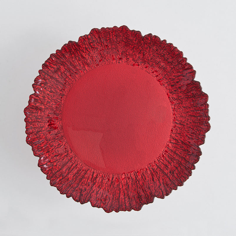 DENIZ Platou pentru prăjituri, sticlă, D.33cm