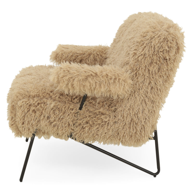 ATKA Fotoliu, imitație blană