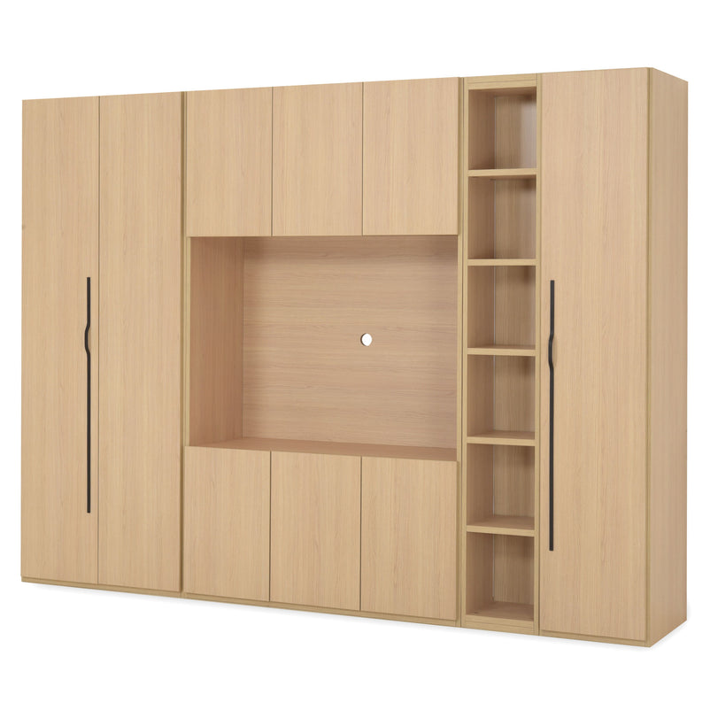 COMPACT Dressing 9 uși, spațiu TV