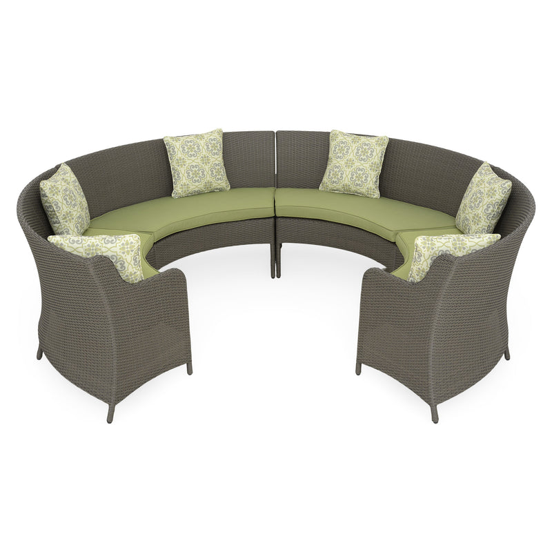 PASTO Set mobilier terasă/grădină, banchetă și masă