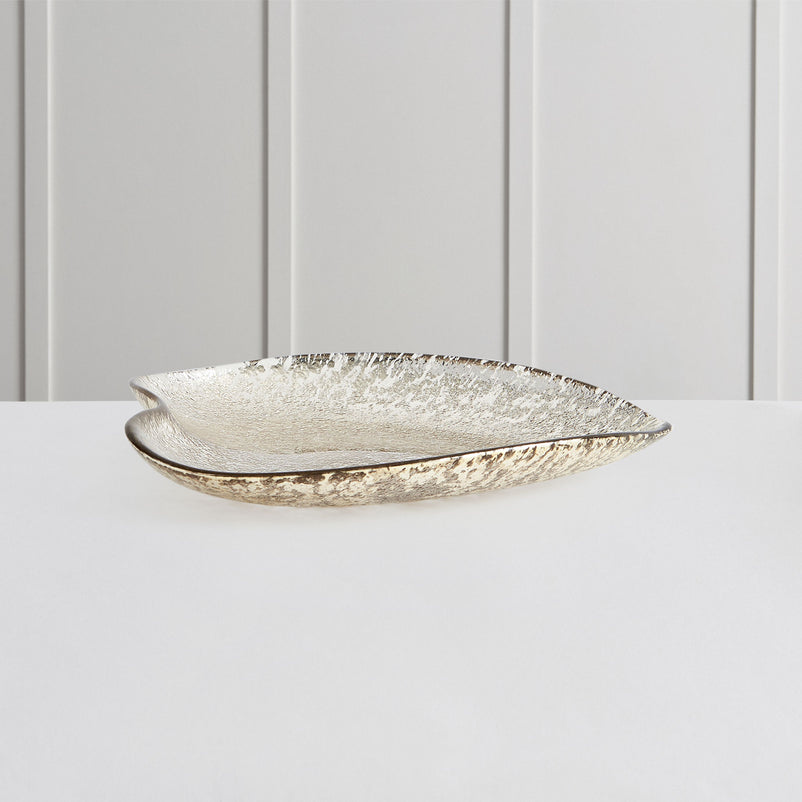 HEART Platou, sticlă, D.22cm