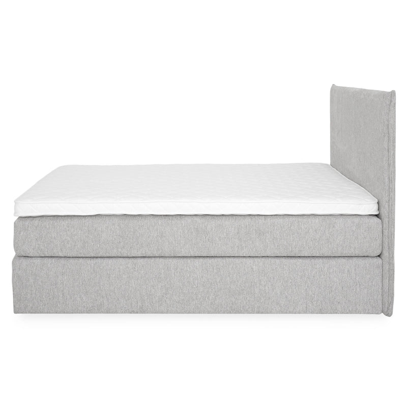 CARLINI Pat tapițat 160x200 cm, saltea și topper incluse