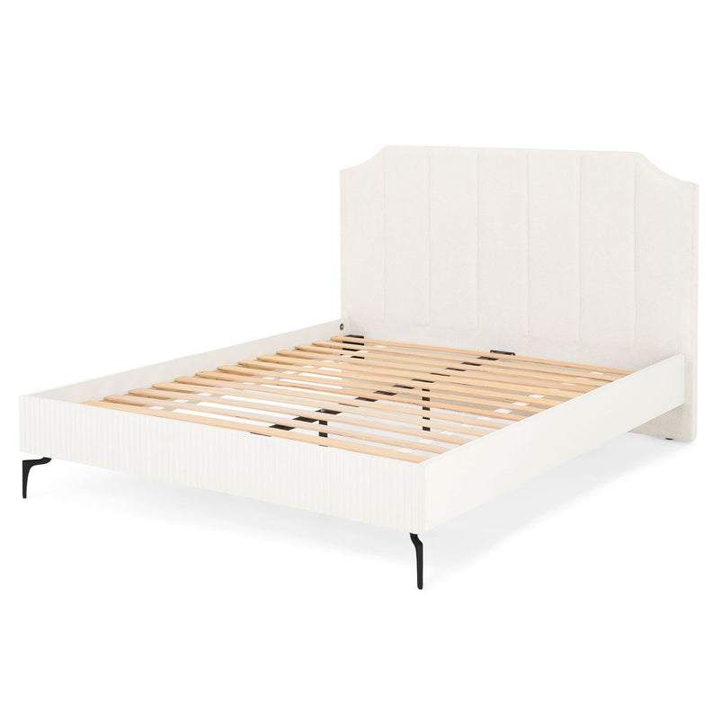 WAVE Pat tapițat,160x200cm, somieră inclusă