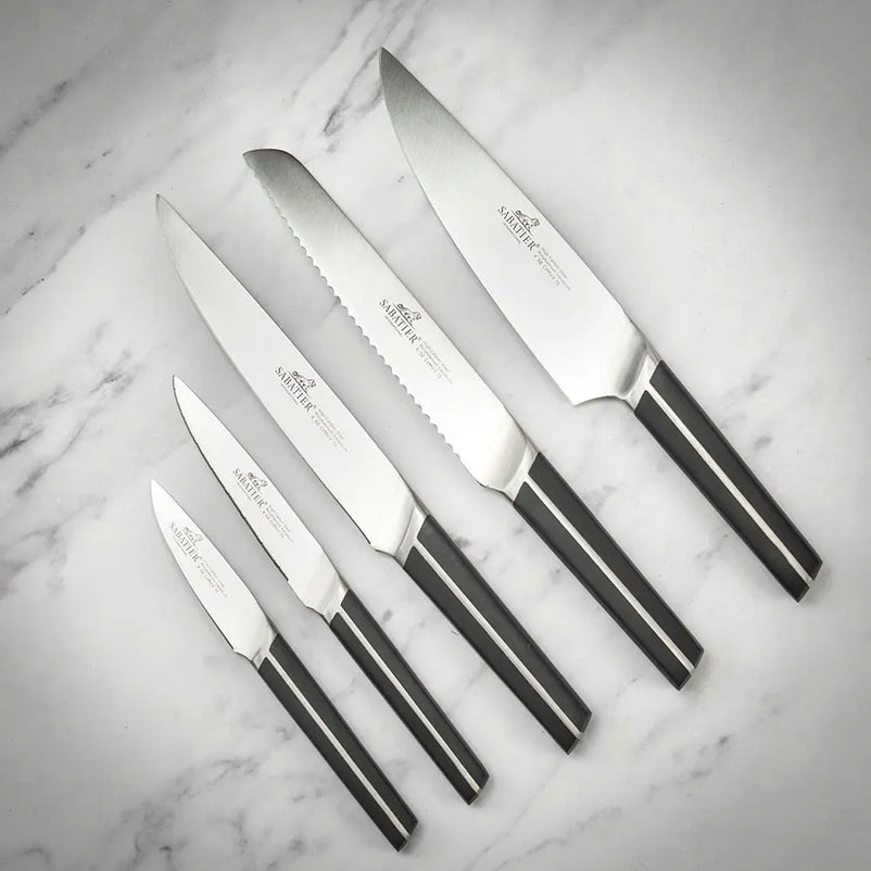 CHIRON Set 5 cuțite și suport