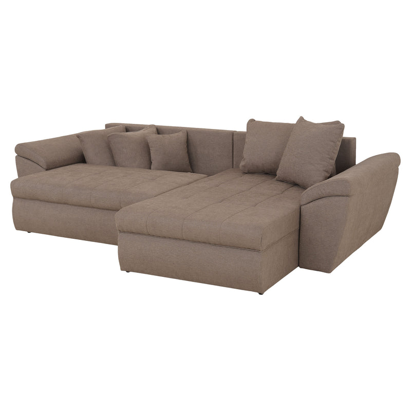 ESCAPE Colțar extensibil cu șezlong stânga/dreapta, stofă