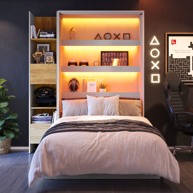 SMART JUNIOR Pat cu mecanism vertical 120x200cm, somieră inclusă