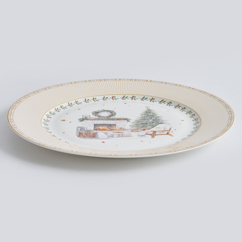 CHALET Farfurie fel principal, porțelan, D.27cm