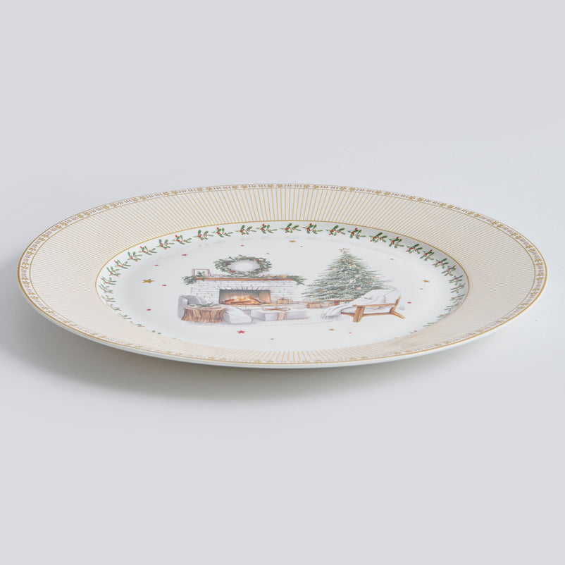 CHALET Farfurie fel principal, porțelan, D.27cm