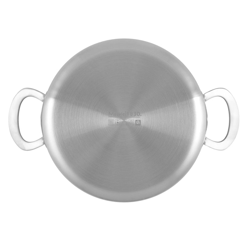 MAUVIEL Oală cu mânere și capac, inox