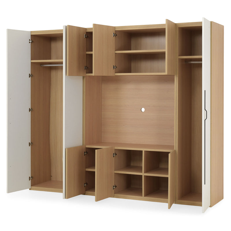 COMPACT Dressing 9 uși, spațiu TV
