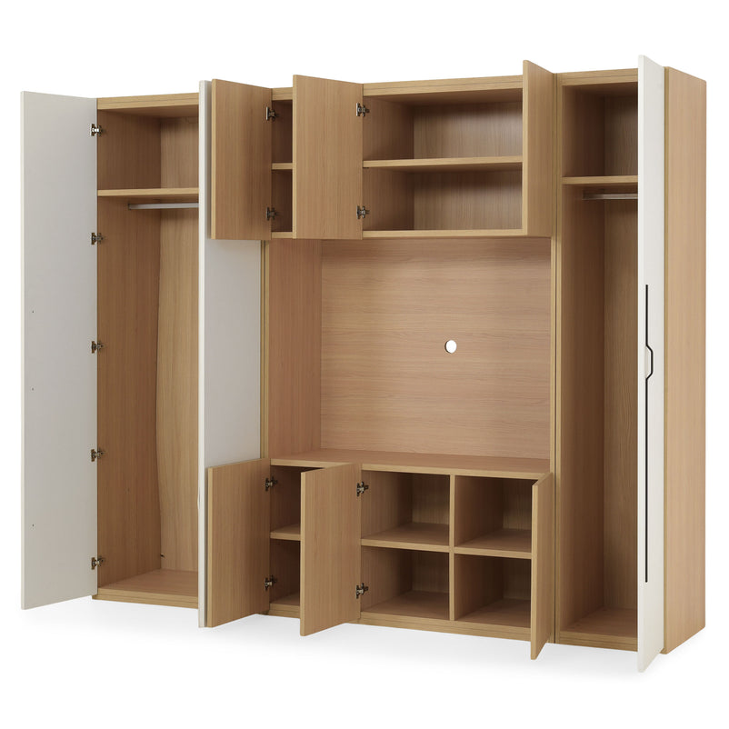 COMPACT Dressing 9 uși, spațiu TV