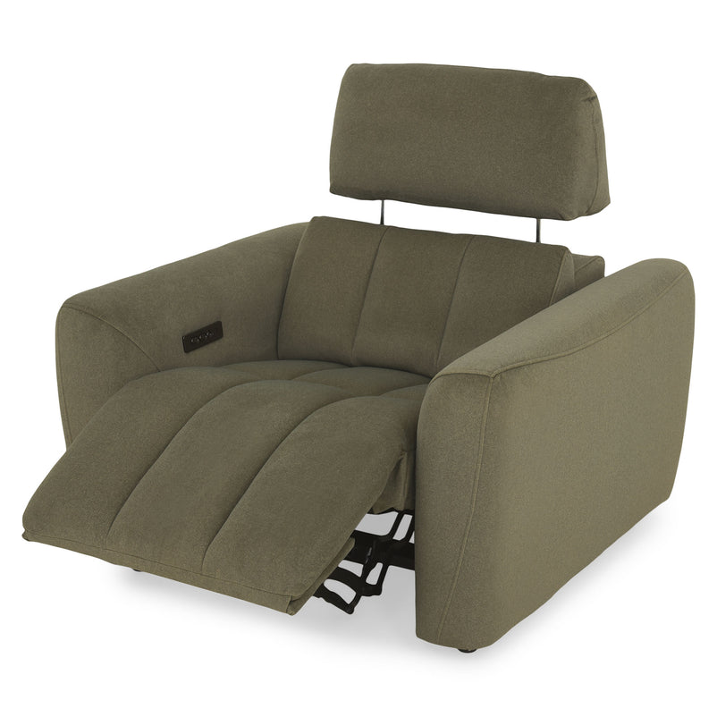 WISNER Fotoliu, recliner electric, mecanism electric tetieră, stofă