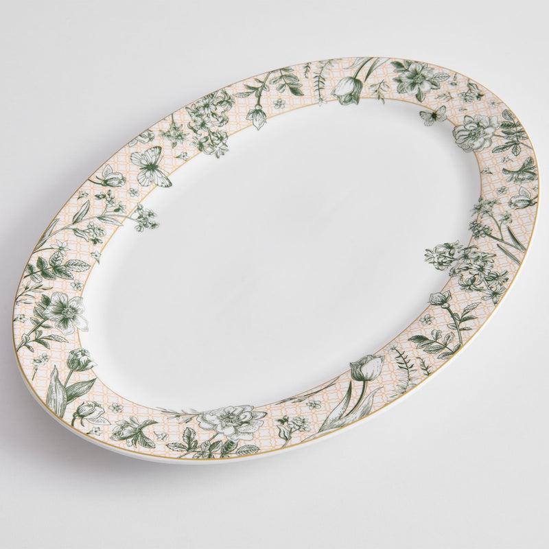 WINDSOR Platou servire, porțelan, L.40cm