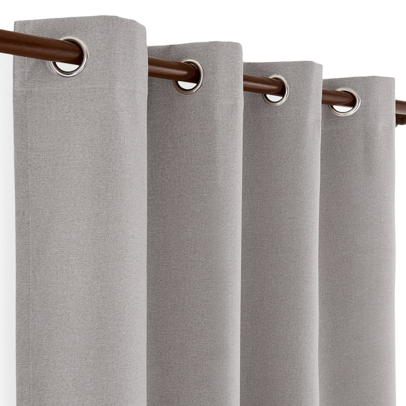 FINN Draperie cu inele metalice, 140x260cm