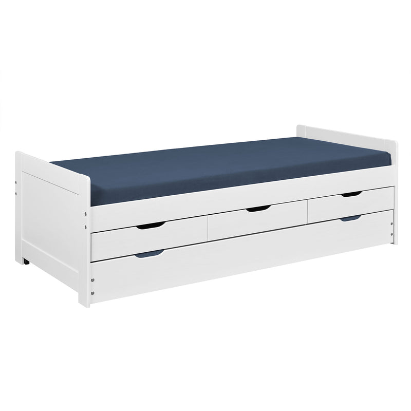 EVOLUTIVE Pat copii, 90x200cm, sertare și somieră inclusă