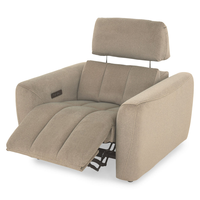 WISNER Fotoliu, recliner electric, mecanism electric tetieră, stofă