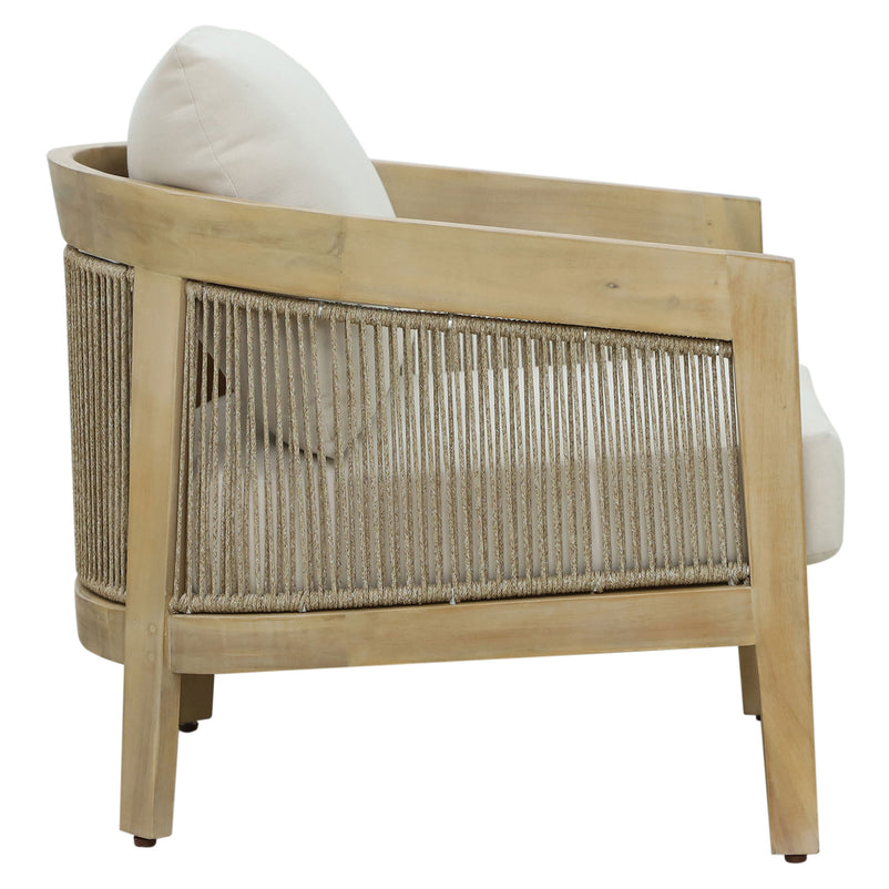 OLIVE Set mobilier terasă/grădină, 2 fotolii și măsuță